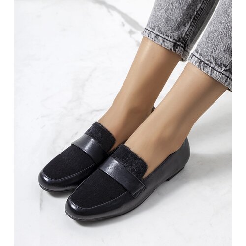 Gemre Black women's loafers Kolk Cijene