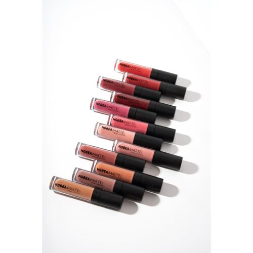 NOBEA Day-to-Day Matte Liquid Lipstick mat tekoča &amp;scaron;minka odtenek Pink Lavender #M11 7 ml Slike