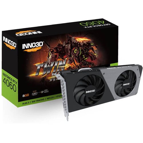 Inno3d Grafična kartica Inno3D Nvidia Geforce Rtx 4060 X2 Twin 8Gb Gddr6 Dlss3, (21215421) Slike