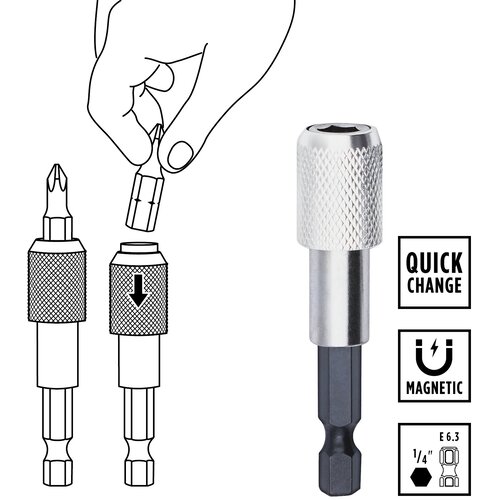 Einhell Set nasadnih ključev in bitov L-Case (37 -del.) Slike