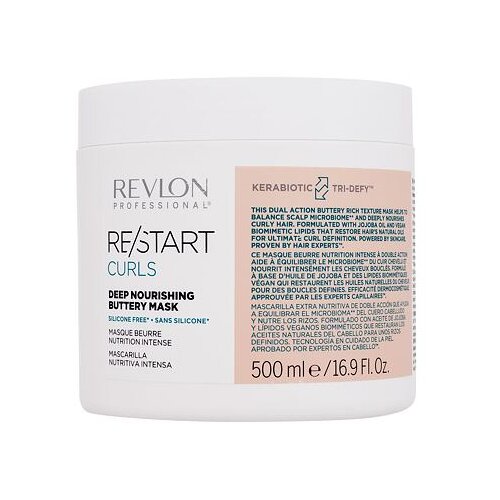 Revlon Professional Re/Start Curls Deep Nourishing Buttery Mask Maska za lase Skodrani lasje Valoviti lasje 500 ml za ženske Cene