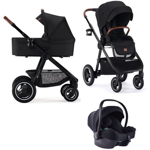 Kinderkraft dječja kolica Everyday, black CZM 3u1 B Slike