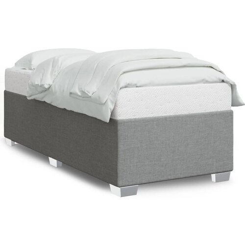 vidaXL Okvir za krevet svjetlosivi 90 x 200 cm od tkanine Cene