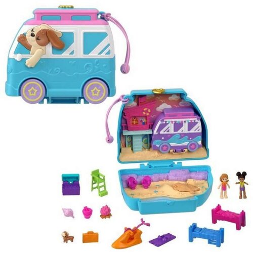  Mattel Polly Pocket: Kompakt z vožnjo ob morju s kužkom (HRD36), (22103162) Cene