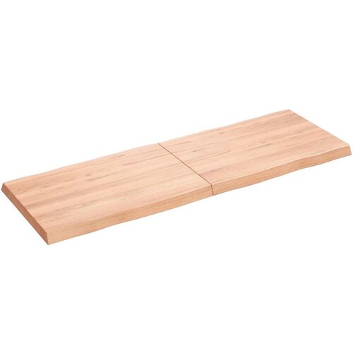 Stolna ploča svjetlosmeđa 120x40x(2-4) cm obrađena hrastovina Slike