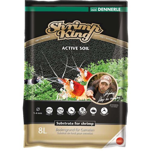 Dennerle shrimp king active soil - shrimp 8L Cene
