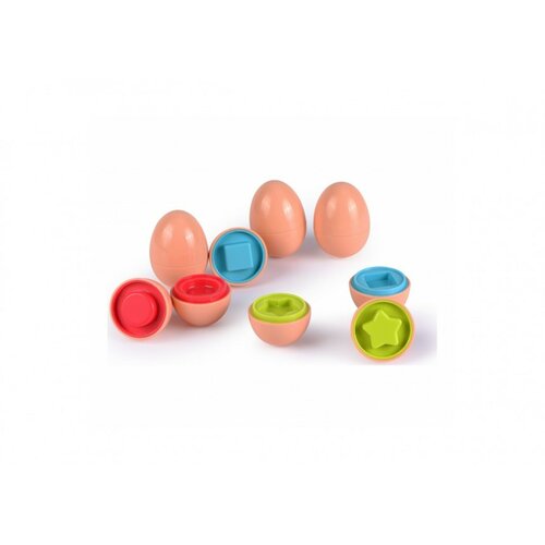 Infunbebe igračka za bebe 6 shape sorter eggs Cene