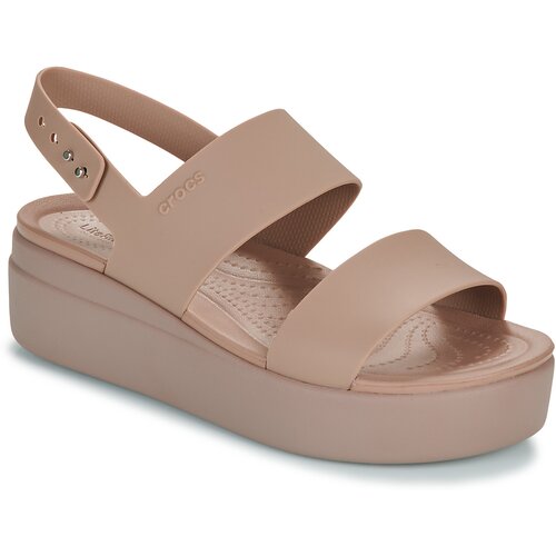 Crocs Brooklyn Low Wedge Bež Cijene