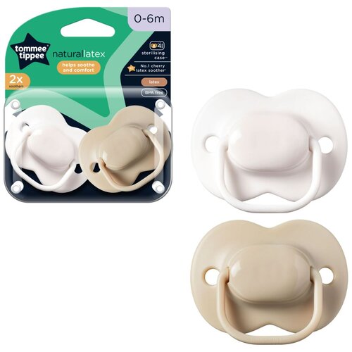 Tommee_Tippee tolažilna duda - lateks , cherry, 0-6m, 2/1 Cene