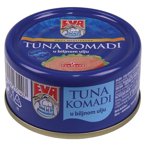 Podravka Tunjevina EVA komadi u biljnom ulju 80g Cene