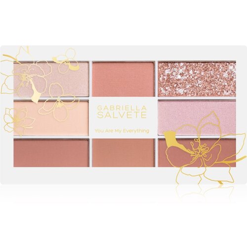Gabriella Salvete Yes, I Do! paleta senčil za oči z rdečilom z bronzerjem You Are My Everything 21,6 g Cene