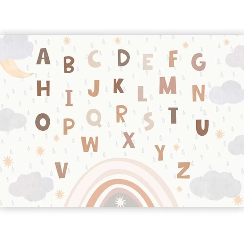  Foto tapeta - Letters in Soft Colours 500x350 Vodootporna Slike