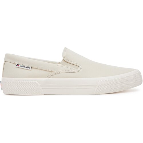 Tommy Jeans Tenis superge Slip On Canvas Color EM0EM01544 Bež Slike