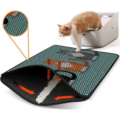 WALLXPERT Nrszn0154 multicolor cat litter mat Cene