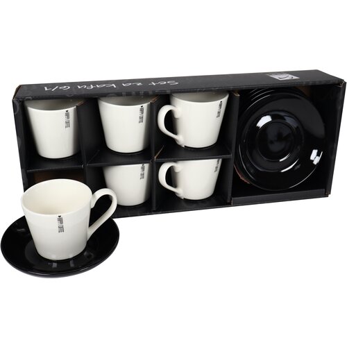 Sigma Set šoljica za kafu 180ml 6/1 porcelan rxg-n24106c, Beli Cene