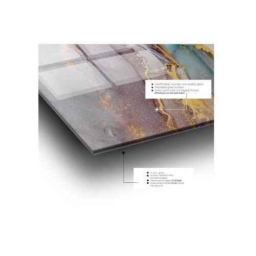 Wallxpert Slika od kaljenog stakla 70x100cm Slike