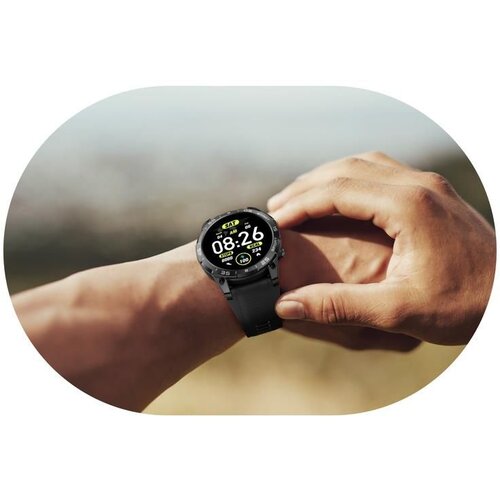 Manta pametni sat, BT, GPS, vodootporan, sportski, crni SWA001BK Slike