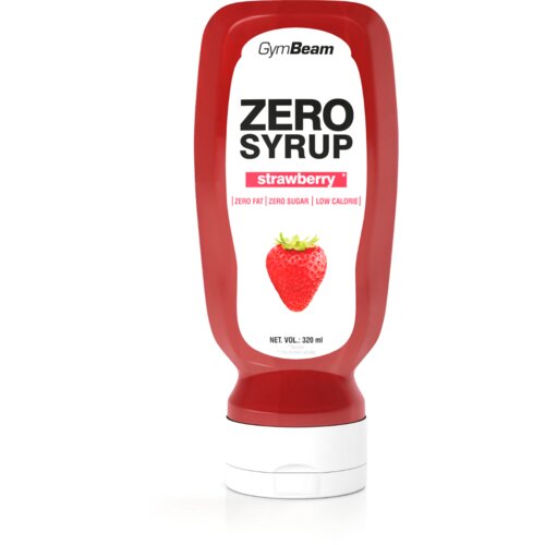 GymBeam zero syrup strawberry 320 ml Cene