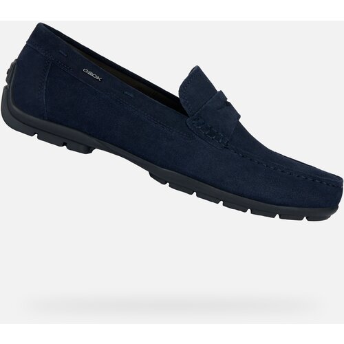 Geox Dark blue men&amp;#039;s loafers Moner 2Fit - Men Slike