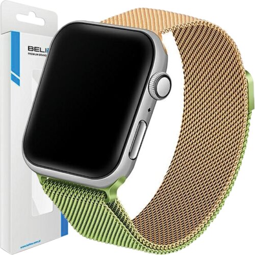 Beline PAS ZA APPLE WATCH JEKLO 38/40/41MM ZELENO-ZLATO OHIŠJE, (21979919) Cene