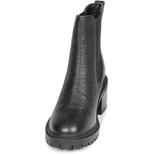 Tommy Hilfiger &amp;Scaron;kornji Th Leather Chelsea Cleated Heel FW0FW08774 Črna Slike