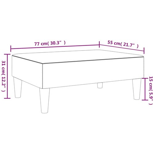  Tabure svjetlosivi 77x55x31 cm bar&amp;scaron;unasti Slike