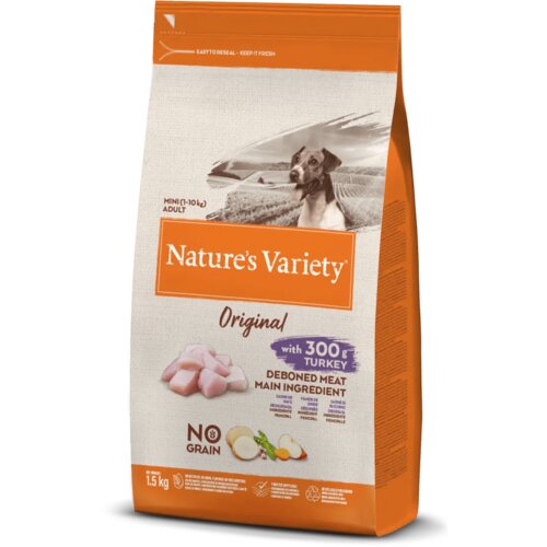 Nature's Variety original gf dog adult mini ćuretina 1.5KG Slike