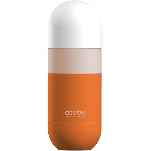 Asobu Orb termovka barva Pastel Orange 420 ml Cene