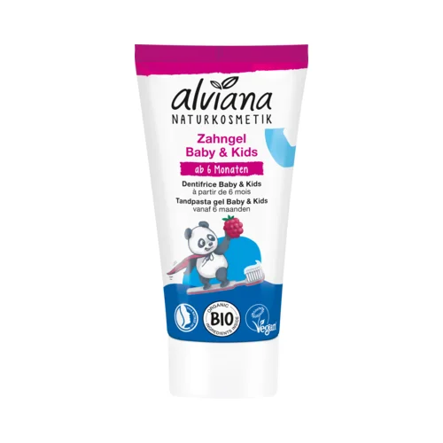 alviana naravna kozmetika Baby & Kids gel za pranje zuba - 50 ml