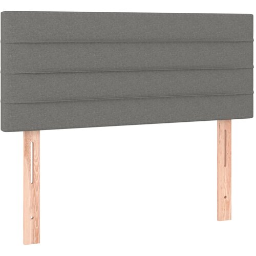  box spring s madracem tamnosivi 120 x 190 cm tkanina Slike