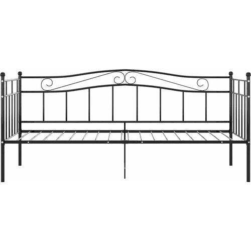  Okvir za krevet na razvlačenje crni metalni 90 x 200 cm Slike