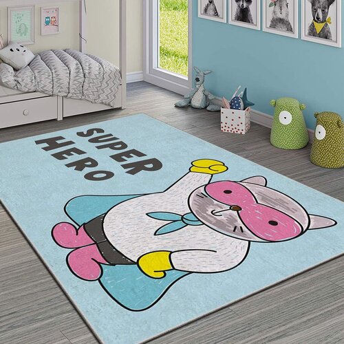Conceptum Hypnose Tepih Hmı Kdc-26, Pravougaoni, 100x140 cm, Svetloplavi Cene