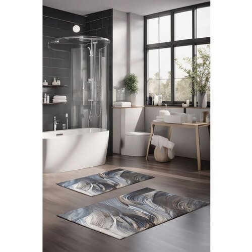  CT-5036 multicolor bathmat set (2 pieces) Cene