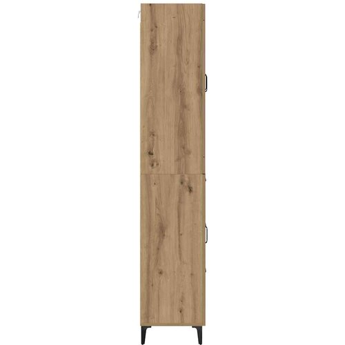 VidaXL Highboard Umjetnički hrast 69,5 x 34 x 180 cm Konstruirano drvo Slike