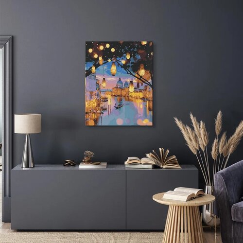  Slika za samostalno slikanje - Lanterns in Venice 40x50 Slike