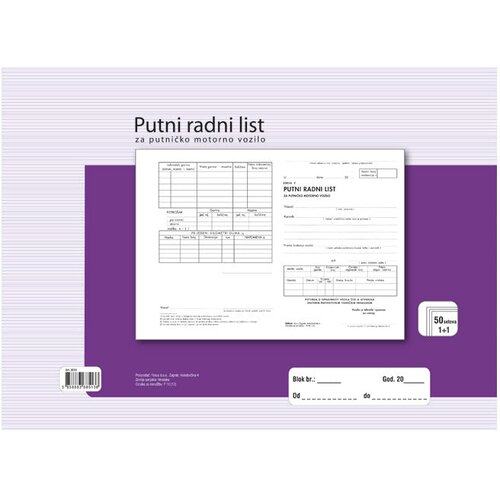 Obrazac F-10 putni radni list za putničko motorno vozilo Fokus Cene