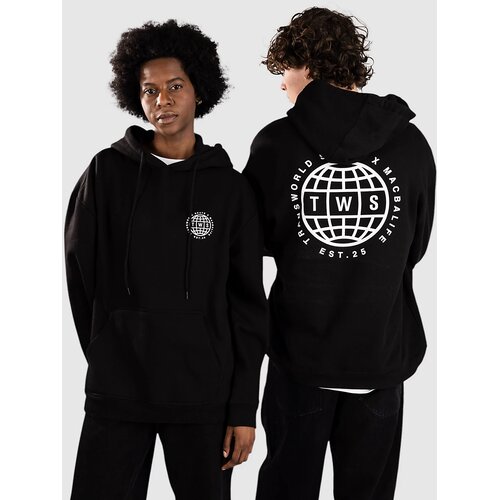 Macba Life TWS World Pulover s kapuco black Cene
