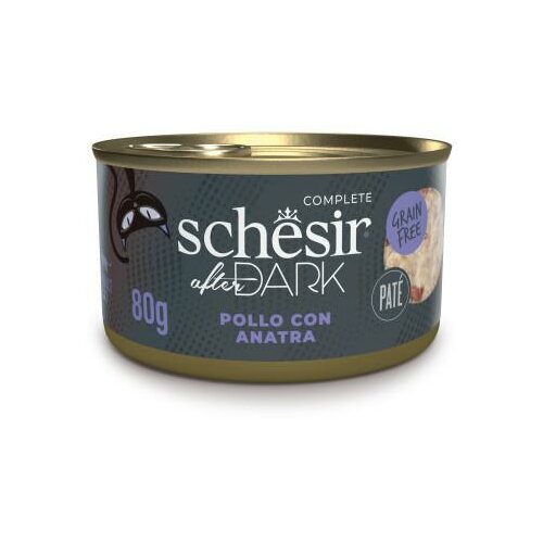 Schesir after Dark konzerva za mačke - Piletina i pačetina u pašteti 80g Cene