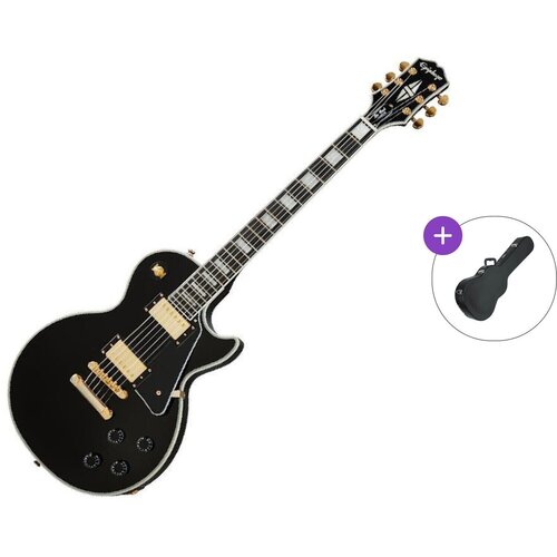 Epiphone Les Paul Custom SET Ebony Električna gitara Slike
