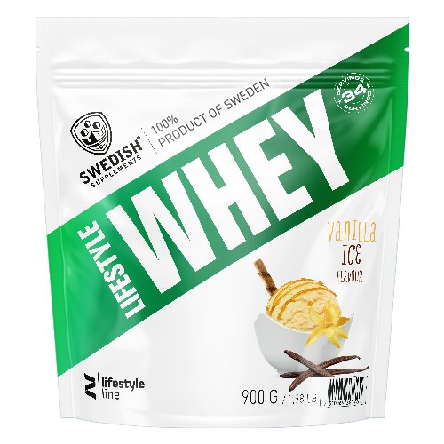 SWEDISH SUPPLEMENTS lifestyle whey protein vanila ice, 900 g Cene