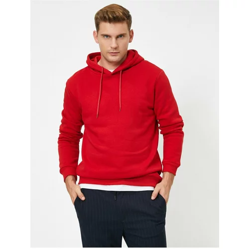 Koton 3wam70106mk Men's Sweatshirt Red