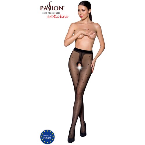 Passion TIOPEN 018 Tights 20 Den Black 1-2 Slike