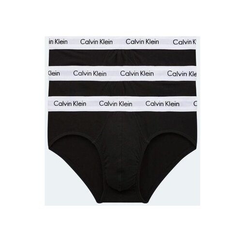 Calvin Klein Jeans 0000U2661G 3P HIP BRIEF Crna Slike