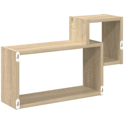  Polica na zidu Zidna montaža Hrast sonoma 55 x 15 x 35 cm Slike