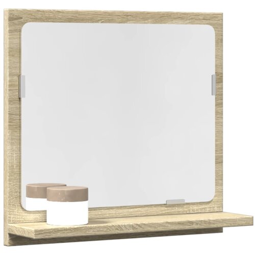 vidaXL Kopalniška omarica z ogledalom sonoma hrast 40x11x37 cm Cene