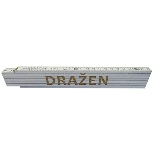 Zidarski metar (Duljina: 2 m, Natpis: Dražen, Boja: Bijele boje) Zidarski metar (Duljina: 2 m, Natpis: Dražen, Boja: Bijele boje)