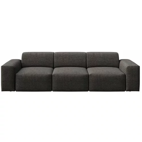 MESONICA Antracitno siva sofa 285 cm Fluvio –