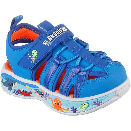 Skechers Sandale za dečake Play Scene Splash, 407041N-LTBL, Plave Cene