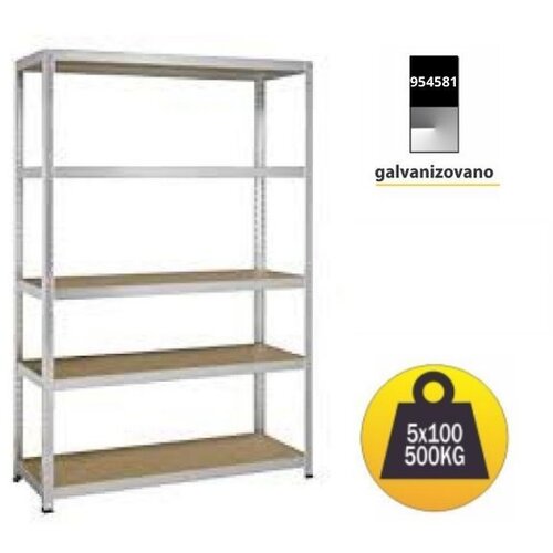 SmartStorage Polica metal medijapan 180x100x60cm 5x100kg Cene