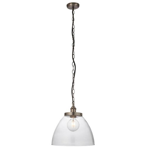  Endon 106896 - Luster na lancu HANSEN 1xE27/10W/230V matni hrom Cene
